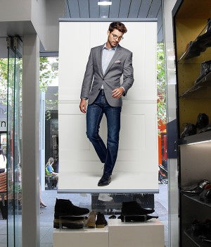 EASY LOADER Snap Rail Poster Hanger